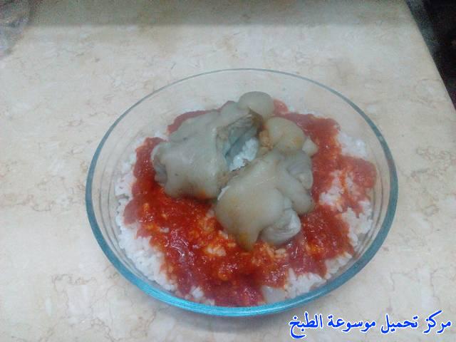 صور وصفة طريقة عمل وطبخ أكلة فتة الكوارع ( المقادم ،الهرقمة ,الباجة ,الكرعين ,الهركمة,الكراعين,شوربة العظام,kaware3,trotter soup)